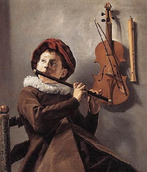 Judith leyster Young Flute Player Norge oil painting art